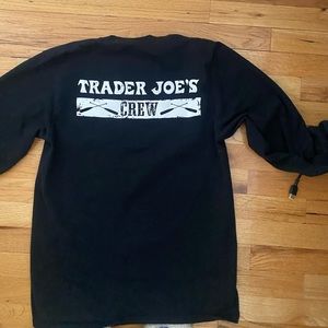 Black Trader Joe’s Crew Long Sleeve